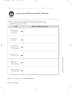 Environmental Concerns Chart- Only use page 1