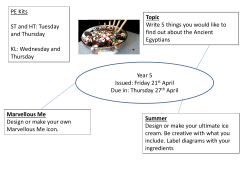 Topic Write 5 things you would like to find out about the Ancient