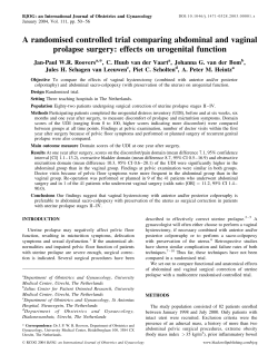 A randomised controlled trial comparing abdominal and vaginal