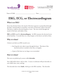 ECG, EKG, or Electrocardiogram #511