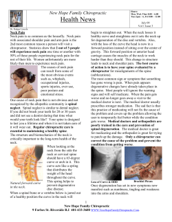 July 09 - New Hope Family Chiropractic