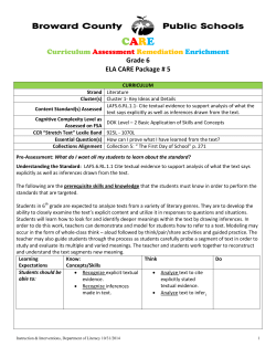 Curriculum Assessment Remediation Enrichment