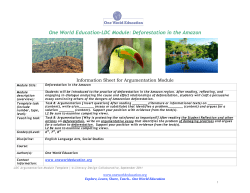 Deforestation LDC Module