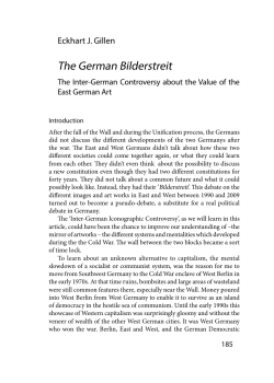 The German Bilderstreit