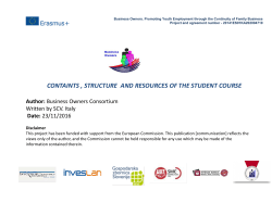 Common Basic Contents E-Learning oriented material
