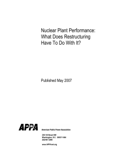 Nuclear Plant Performance - American Public Power Association