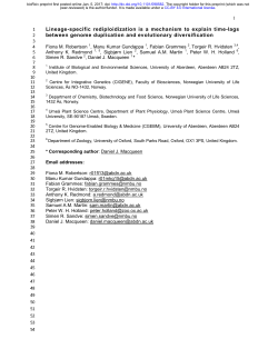 Lineage-specific rediploidization is a mechanism to