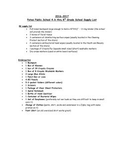 16-17 Supply List - Potosi School District