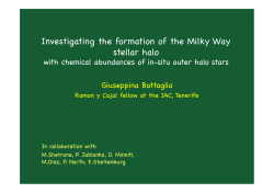 Investigating the formation of the Milky Way stellar halo