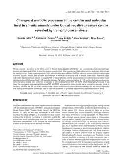 Changes of anabolic processes at the cellular and molecular level in