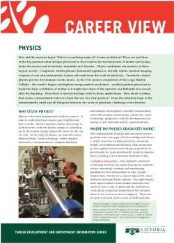 physics - Victoria University of Wellington