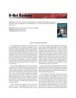 A Life in Investigative Reporting - H-Net