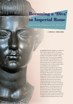 Becoming a `Diva` in Imperial Rome