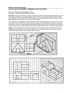 Sketching Orthographic Views