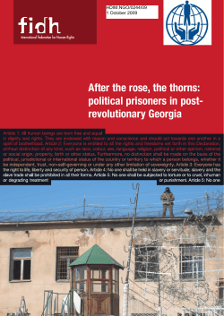 After the rose, the thorns: political prisoners in post