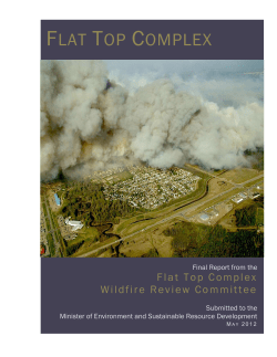 Flat Top Complex Wildfire Review Committee