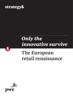 Only the innovative survive - Strategy