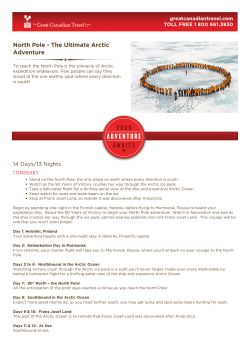 North Pole - The Ultimate Arctic Adventure