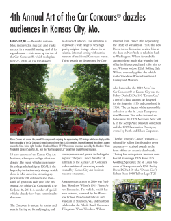 4th Annual Art of the Car Concours® dazzles audiences in Kansas