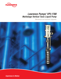 Lawrence Pumps &reg; VPL1700