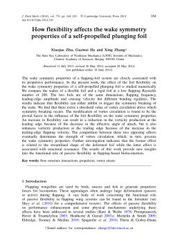 How flexibility affects the wake symmetry properties of a self