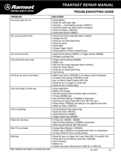trakfast repair manual