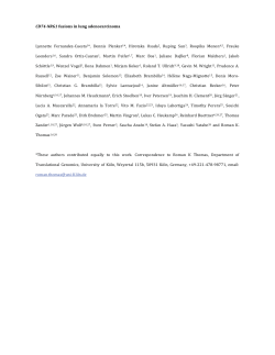 fusions in lung adenocarcinoma Lynnette