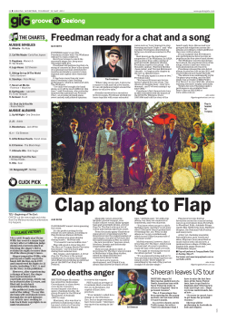 Freedman ready for a chat and a song