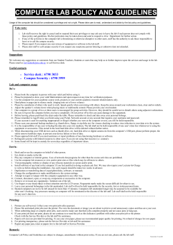 Trainee Teachers who do not follow these guidelines may be asked