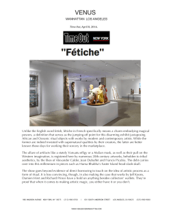 Unlike the English word fetish, f&eacute;tiche in French specifically means a