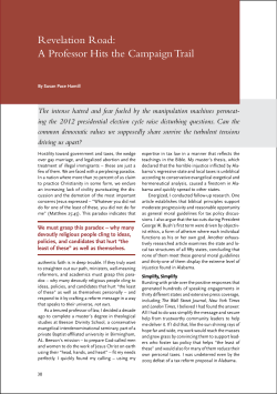 Revelation Road - The University of Alabama | School of Law