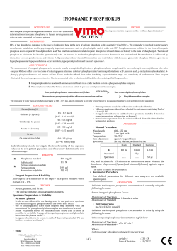 INORGANIC PHOSPHORUS