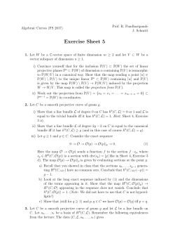 Exercise Sheet 5