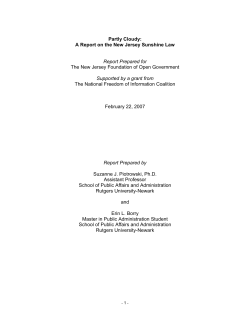 Partly Cloudy - ACLU-NJ