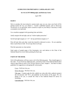 guidelines for preparing camera-ready copy