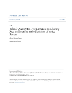Judicial Oversight in Two Dimensions