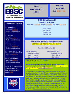 this week`s gator blast newsletter 01-26-17