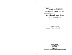 Interpreting Poetry - University of Redlands