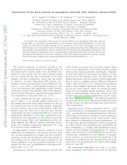 Interaction of two level systems in amorphous materials with
