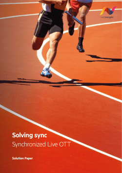 Solving sync - Net Insight