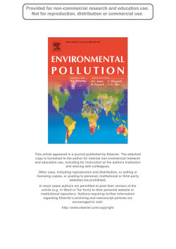 Environmental Pollution-Elsevier Journal-en