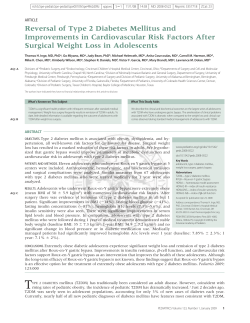 Reversal of Type 2 Diabetes Mellitus and Improvements in