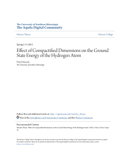 Effect of Compactiﬁed Dimensions on the Ground State Energy of