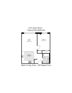 5231 Kent 1 Bedroom
