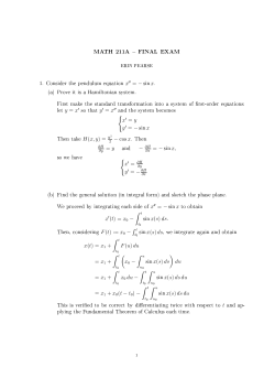 211A Final - Cornell Math
