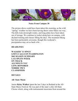 Notes From Campus 30 The picture above could have been taken