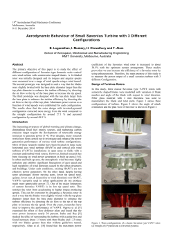 Aerodynamic Behaviour of Small Savonius Turbine with 3 Different
