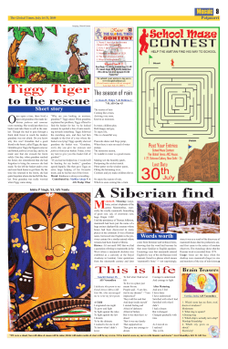 A Siberian find - the global times