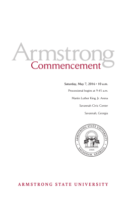 Commencement - Armstrong State University