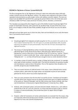 README for - Visualizing English Print
